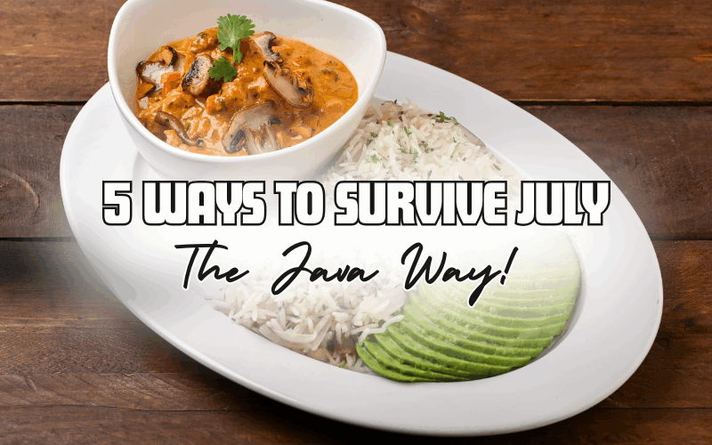 Java house mushroom and rice | The Java Way